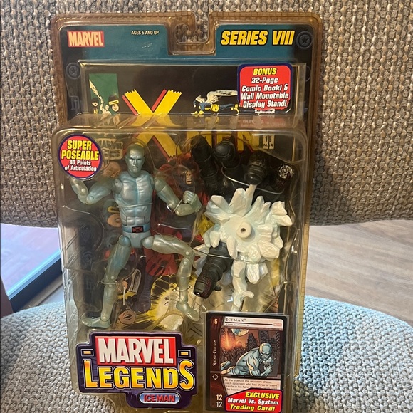 Marvel Other - # 0799+ Marvel Legends Series VIII Iceman Figure with Accessories